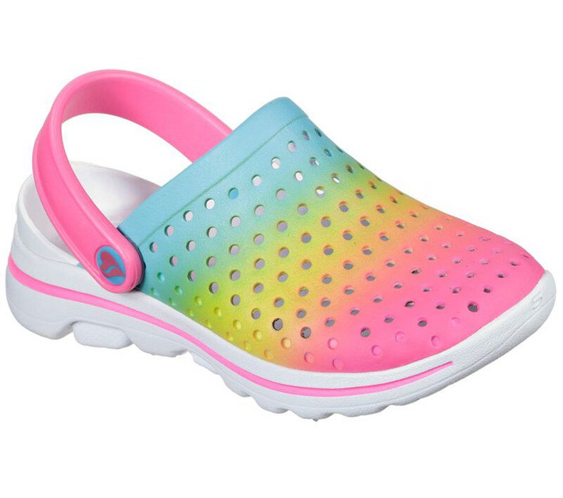 Skechers Cali Gear: Gowalk 5 - Play By Play - Girls Sandals Multicolor [AU-HN7838]